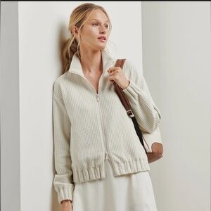 NWT Peter Millar Ladies Flora Knit Jacquard Full Zip 125th US Open Oakmont